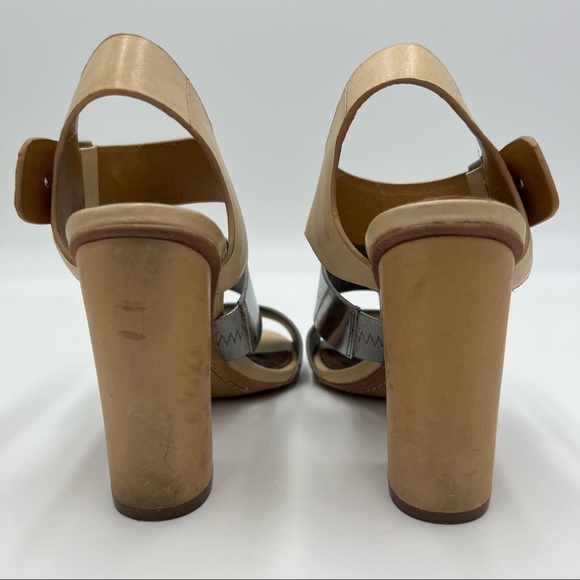 Sam Edelman Yelena Block Heels Tan Size 8 - Picture 6 of 12